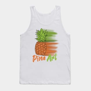 Pine Art Pineapple Tank Top